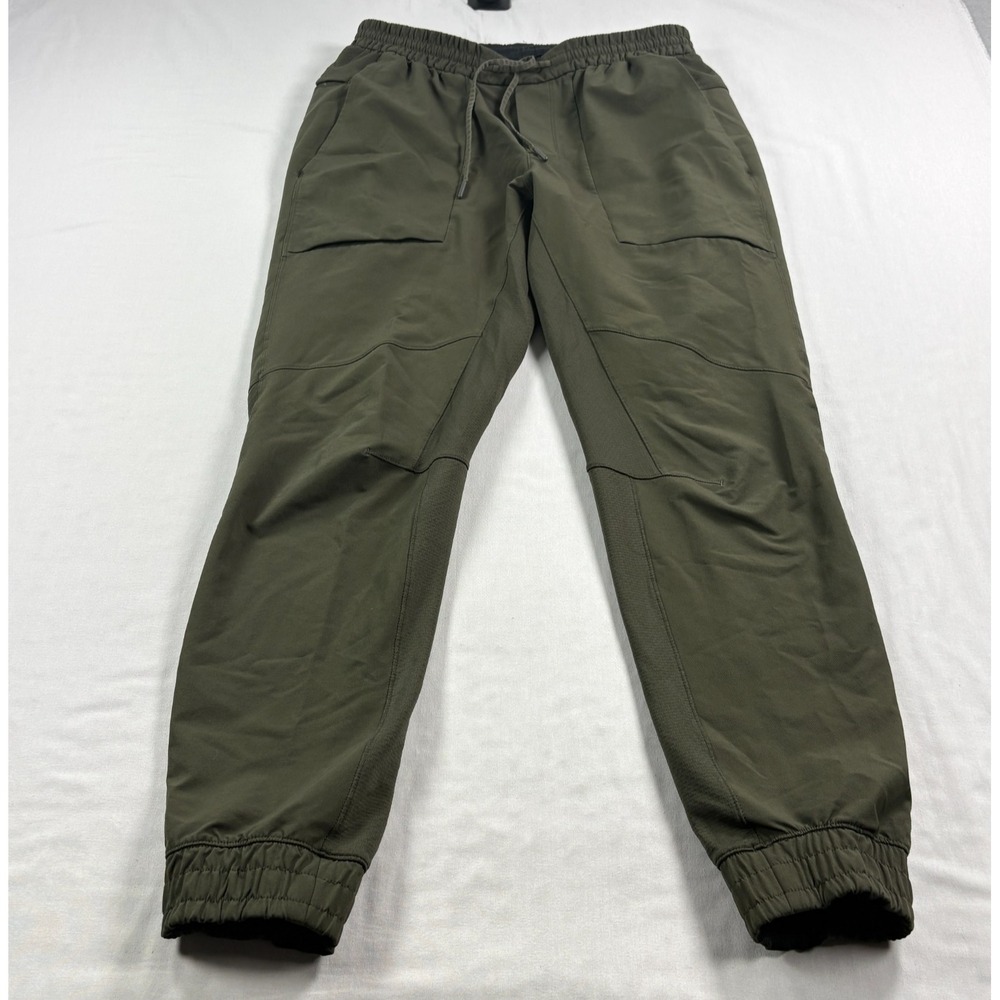 Lululemon License To Train Jogger Pants Mens Large Green Athleisure Gym Lounge